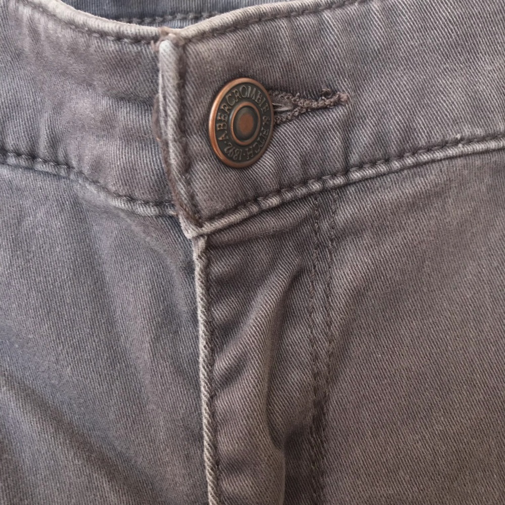 Abercrombie Dark Grey Jeggings - Picture 3 of 6